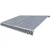 Image de vidaXL Auvent pliable manuel - Bleu/Blanc
