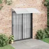 Image de VidaXL Auvent de porte 200 x 100 cm Gris