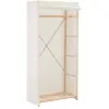 Image de vidaXL Garde-robe Blanc - 79 cm