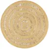 Image de vidaXL Tapis Jute Tressée - Naturel - 150 cm