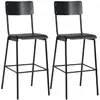 Image de VidaXL Lot de 2 Chaises de bar