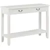 Image de vidaXL Table console - Blanc