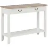 Image de VIDAXL Console Blanc Bois