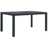 Image de Table de jardin vidaXL - Anthracite 150x90x72 cm
