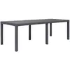Image de vidaXL Table de jardin - Marron plastique