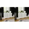 Image de Vidaxl Cache-radiateurs 2pcs Blanc MDF 152 cm