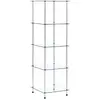 Image de vidaXL Étagère 5 niveaux - Transparent