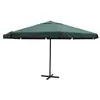 Image de vidaXL Parasol - Vert 500 cm