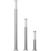 Image de vidaXL Ensemble de 3 lampes de jardin étanches Acier inoxydable