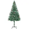 Image de vidaXL Sapin de Noël 180 cm - Pommes de Pin