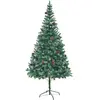 Image de vidaXL Arbre de Noël artificiel avec pommes de pin - 210 cm