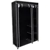 Image de vidaXL Garde-robe pliable - Noir