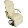Image de vidaXL Fauteuil Massage - Blanc Crème
