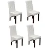 Image de VIDAXL Chaises à manger - Blanc Similicuir