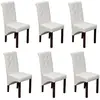 Image de vidaXL Chaises Similicuir - Blanc