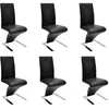 Image de VidaXL Chaises à manger - Similicuir noir