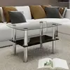 Image de vidaXL Table basse avec étagères