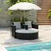 Image de VidaXL Lit Jardin Noir