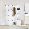 Image de vidaXL Armoire modulaire 9 compartiments - Blanc