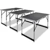 Image de VidaXL Ensemble Table à Coller - 3 pcs - Pliable