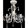 Image de VidaXL Lustre Cristaux Blanc