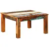Image de vidaXL Table Basse Carrée Bois Recyclé