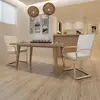 Image de vidaXL Chaises cantilever (2 pièces) - Similicuir blanc