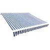 Image de VIDAXL Toit d'auvent - Bleu et blanc