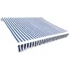 Image de vidaXL Toit d'auvent 6x3 m - Bleu et blanc
