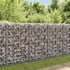 Image de vidaXL Panier de gabion avec couvercle - 100x30x30 cm