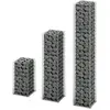 Image de vidaXL 3 gabions en fil galvanisé - Argenté