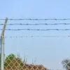 Image de vidaXL - Fil de fer barbelé vert 100 m
