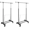 Image de VidaXL Porte-manteaux réglables - 2 pcs