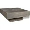 Image de vidaXL Table basse carrée 68x68x30 cm - Marron Foncé