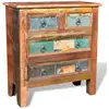 Image de vidaXL Armoire avec 4 tiroirs - Bois massif de récupération