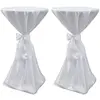 Image de VIDAXL Housse de table blanche 2 pièces