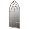 Image de VidaXL Miroir de Jardin Gothique - 50x115 cm - Blanc Antique