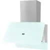 Image de vidaXL Hotte Verre trempé Blanc 600 mm