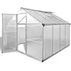 Image de vidaXL Serre aluminium renforcée 6,05 m²