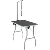 Image de vidaXL Table de toilettage portable avec roulettes