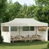 Image de vidaXL Tente de réception pliable crème 3 x 6 m