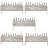 Image de VidaXL Clôture en treillis - 5 pcs - Saule