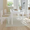 Image de vidaXL Lot de 4 chaises - Blanc