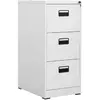 Image de vidaXL Classeur 3 tiroirs - Gris clair