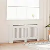 Image de vidaXL Cache-radiateur MDF Blanc 152 cm