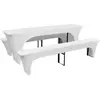Image de VIDAXL Housses de table et bancs Extensibles