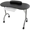 Image de vidaXL Table à Manucure Pliable - Noir