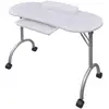 Image de vidaXL Table Manucure Pliable - Blanc