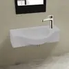 Image de Lavabo vidaXL Blanc pour salle de bain