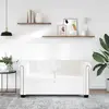 Image de vidaXL Chesterfield - Cuir Synthétique Blanc